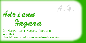 adrienn hagara business card